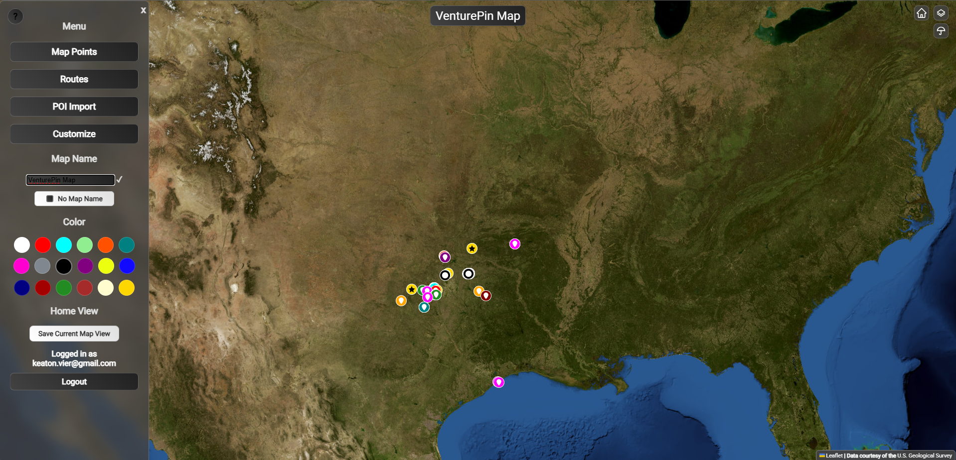 Color Picker & Customization Interface
